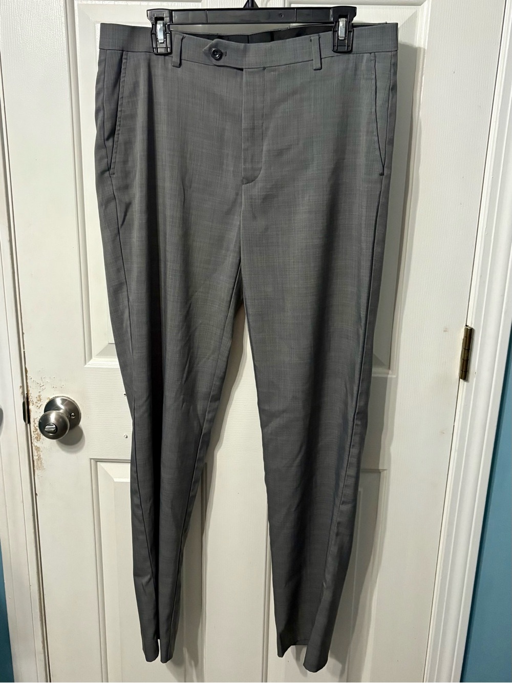 Michael Kors Men's Gray Dress Pants - Slim Tailored